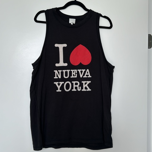 Phillip Lim I ❤️ Nueva York cutoff tshirt L - Picture 2 of 6